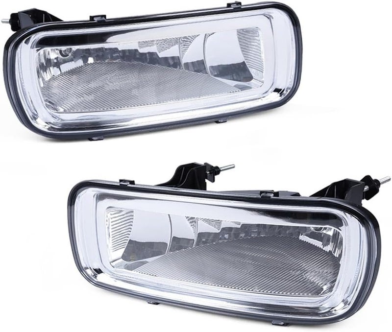 DOTCOM Front Fog Lights Lamps Fit For 2004 2005 2006 Ford F150/Lincoln Mark LT 2006 Driver and Passenger side, 5L3Z15200A 5L3Z15201A Clear Lens Driving Fog Lamp - Image 3